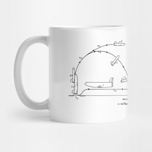 Space Shuttle Vintage Patent Hand Drawing Mug